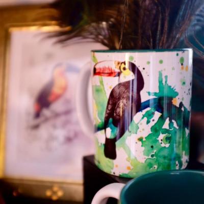 Toucan mug at the shop