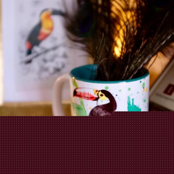Toucan mug at the store