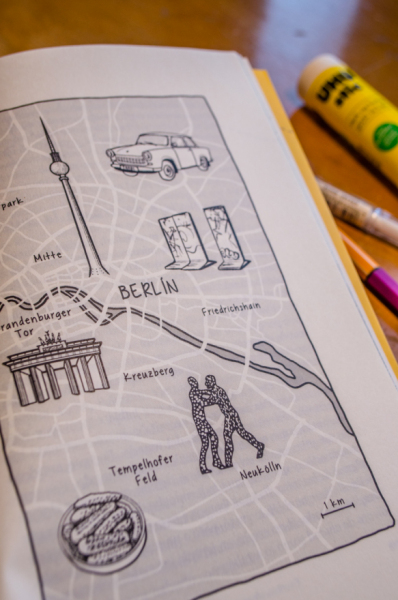 Map of Berlin and our spots there