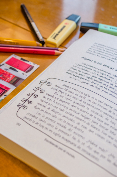A notebook detail