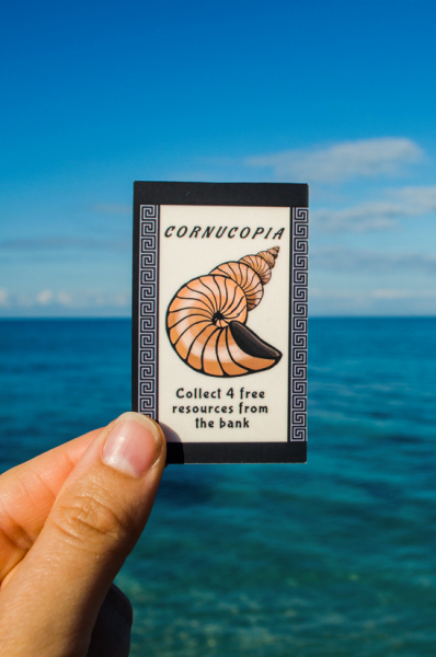 Cornucopia - the horn of abundance card